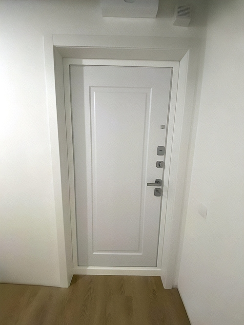 Дверь белого цвета