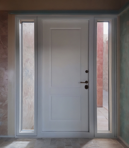 Входная остекленная дверь